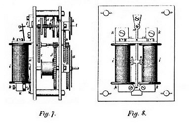 Hipp chronoscope, details (1849)
