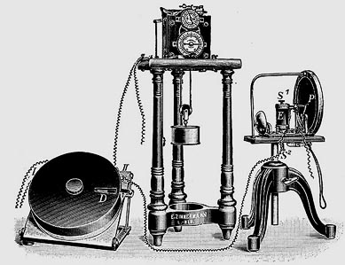 perception experiment with Hipp chronoscope